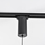 7W railspot 1-fase Ona met dimbare LEDs - zwart (prijs per stuk)