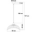 Lampe suspendue minimaliste en métal noir - Ravi