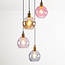 Hanglamp 4-lichts met gekleurd glas - Liya