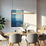 Hanglamp Abby - goud met geïntegreerde LED en instelbaar wattage