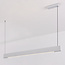 Lampe suspendue minimaliste à luminosité réglable Abby - blanc