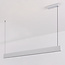 Lampe suspendue minimaliste à luminosité réglable Abby - blanc