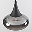1-fase rail hanglamp met smoke glas en spiegeleffect - Nill