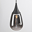 1-fase rail hanglamp met smoke glas met spiegeleffect - Noi