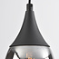 1-fase rail hanglamp met chrome glas - Noi