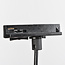 1-fase rail hanglamp met chrome glas - Noi