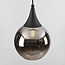 1-fase rail hanglamp met chrome glas - Nya