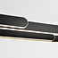 Lampe suspendue design noire Lilia avec LED à 3 niveaux de gradation