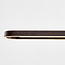 Lampe suspendue design Lilia avec LED à 3 niveaux de gradation - noir et bois foncé