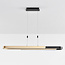 Hanglamp Lilia met 3-staps dim - zwart met goud