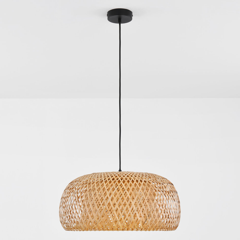 Suspension en bambou à 1 lumière - Taha