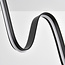 Suspension Linea ondulée - noire avec LED à intensité variable sur 3 niveaux