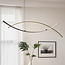 Lampe suspendue design Arche avec LED à 3 niveaux de gradation - noir