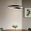 Spiraalvormige hanglamp Espiral met 3-staps dimbare LEDs - matzwart