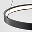 Suspension Espiral à intensité variable sur 3 niveaux - en spirale noir mat