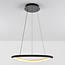 Hanglamp Celda met 3-staps dimbare LEDs in zwart-chroom