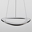 Lampe suspendue Celda avec LED à 3 niveaux de gradation en noir-chrome