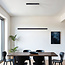 Lampe suspendue noire minimaliste André avec motif bois - 3 niveaux de gradation