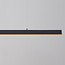 Lampe suspendue noire minimaliste André avec motif bois - 3 niveaux de gradation