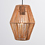 Lampe suspendue bohème avec corde tressée, 3 lumières - Tiga