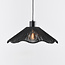 Suspension 1 lumière Artigo - noir et corde noire