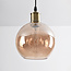 Suspension Verona 1 lumière - verre ambré uni