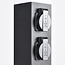 RVS buitenstopcontact met lamp Jardin - vierkant met 4 stopcontacten