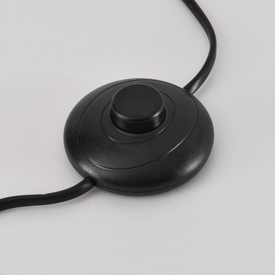 Lampadaire réglable avec abat-jour naturel - Bask