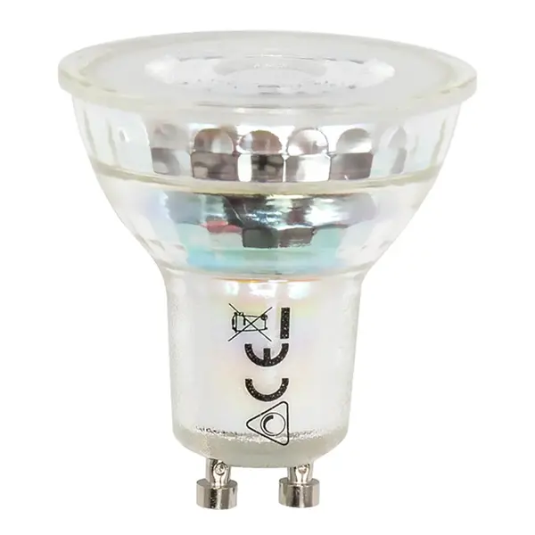 GU10 dim-to-warm LED lamp, 3,8W, 2200-4000K, 36°