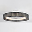 Ventilateur de plafond Cakir LED - abat-jour en bambou noir