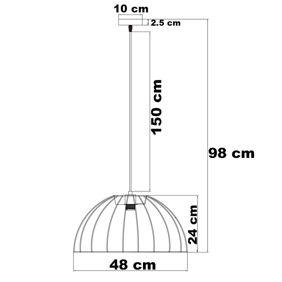 Design hanglamp stof - Karan