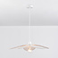 Suspension Floral - beige avec pétales en tissu