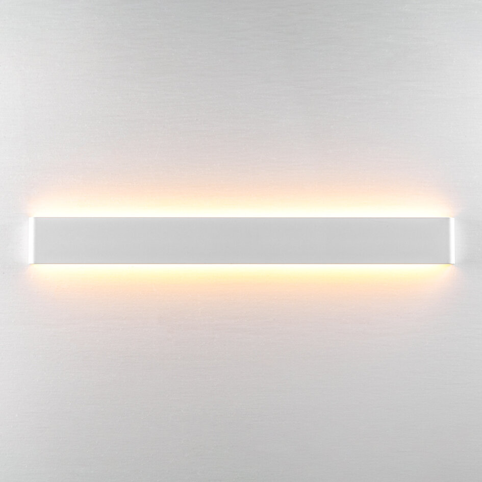 Applique Norell 83 cm en blanc à LED intégrées
