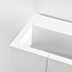 Applique blanche pivotante Sirle, 60 cm