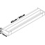 Applique blanche pivotante Sirle, 60 cm