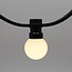 Guirlande lumineuse extérieure 1W avec ampoules LED blanc laiteux