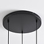 Lampe suspendue avec verre ambré et détails texturés - Kaca
