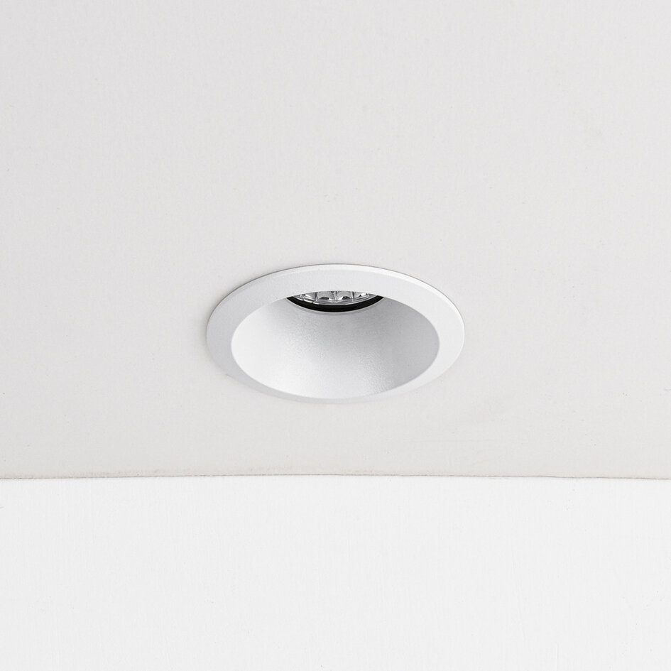 9W inbouwspot Meya met ring 3 - wit