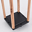 Lampadaire Paca, 80 cm - aspect bois
