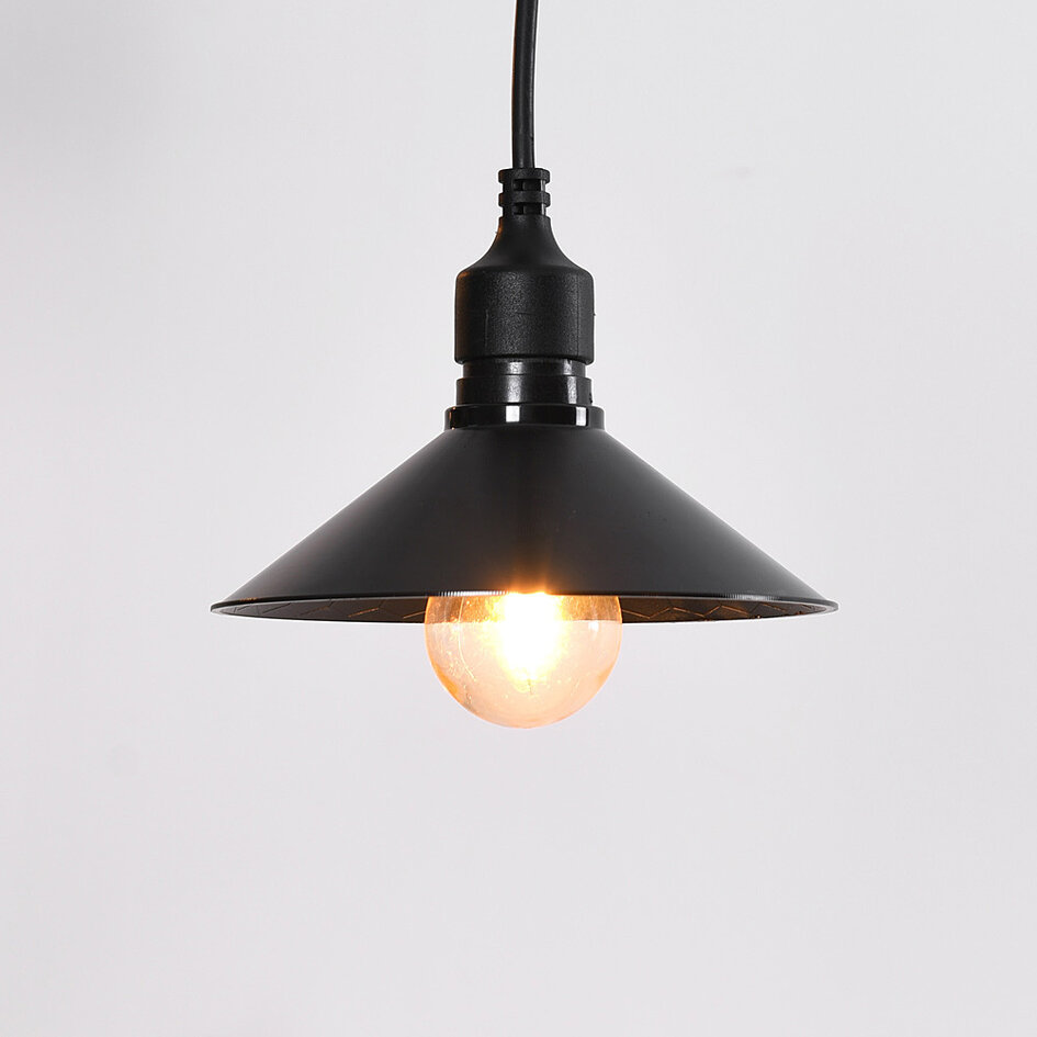 Kap voor prikkabel lampen - zwart