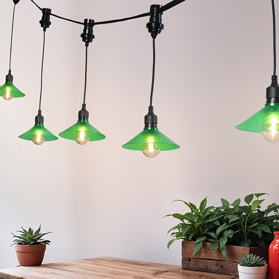 Kap voor prikkabel lampen - groen