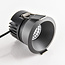 Spot encastrable Meya 9W avec anneau format 3 - gris foncé