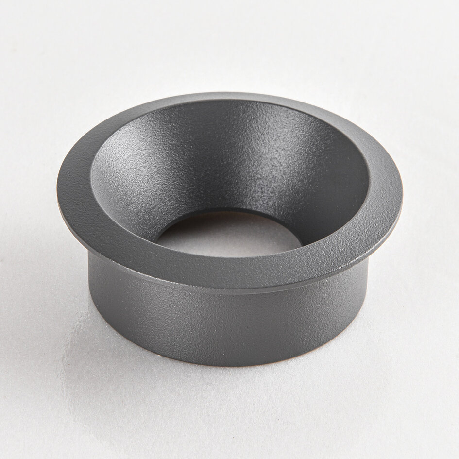 9W inbouwspot Meya met ring 3 - donkergrijs