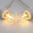 Prikkabel set met 1 watt LED filament lampen, met witte prikkabel
