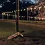 Prikkabel set met LED lampen met melkwitte kap, met witte prikkabel