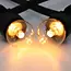 Prikkabel set met LED lampen met lens