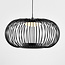 Zwarte hanglamp Kato met 3-staps dim
