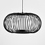 Zwarte hanglamp Kato met 3-staps dim