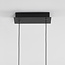 Design hanglamp zwart met donker hout met 3 staps dim - Liana