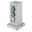 2-voudig buitenstopcontact IP44 met timer - steenlook